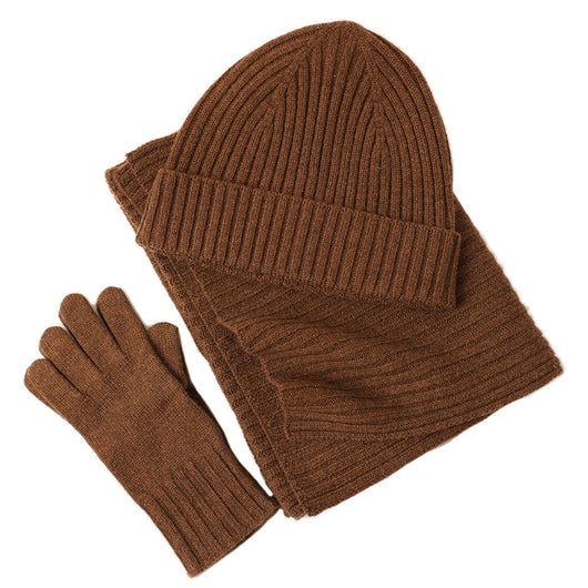 Conjunto de Abrigo Invernal: Gorro, Bufanda y Guantes en Lana para Mujer - Image 5