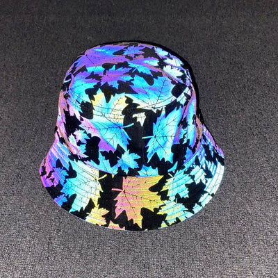 Gorra Cubo Reflectante con Estampado Colorido - Image 7