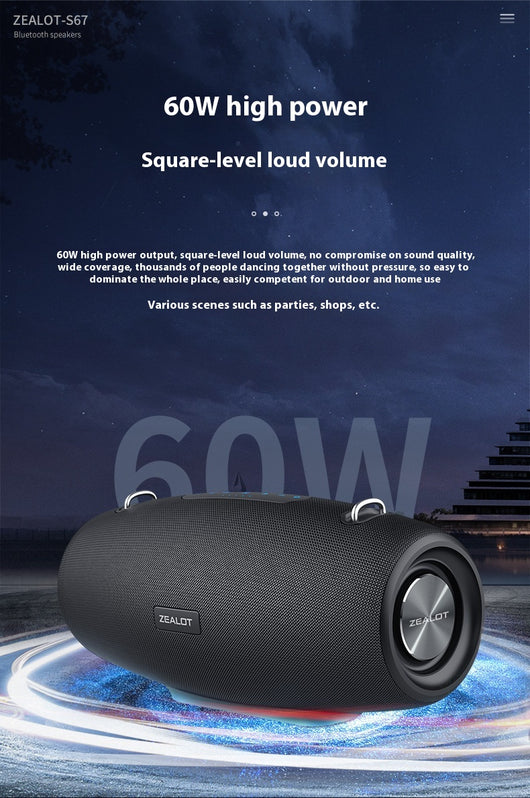 Parlante Karaoke Bluetooth Familiar de Alta Potencia - Image 8