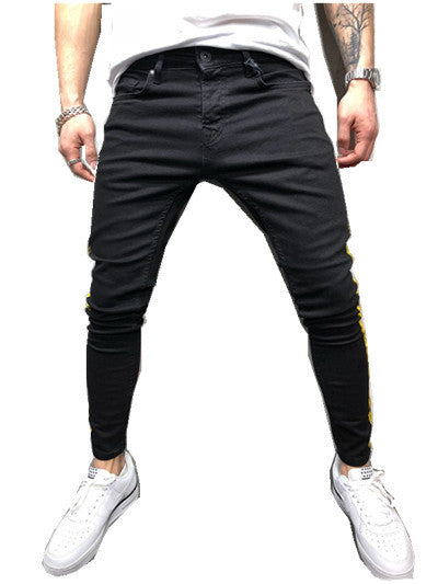 Pantalones Vaqueros de Tendencia Europea y Americana para Hombre - Image 5
