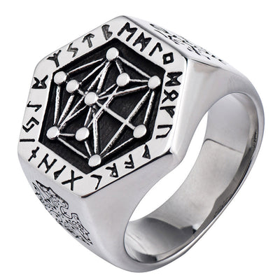Anillo Vikingo Nórdico para Hombre - Image 5
