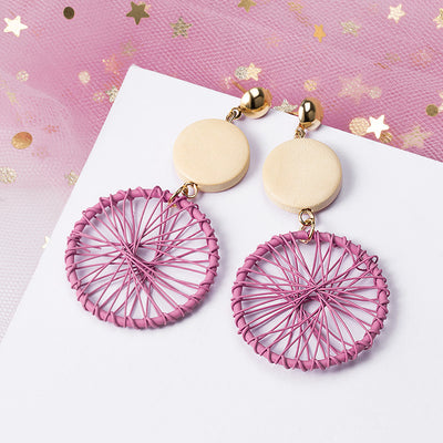 Aretes Vintage con Lentejuelas Brillantes - Image 5