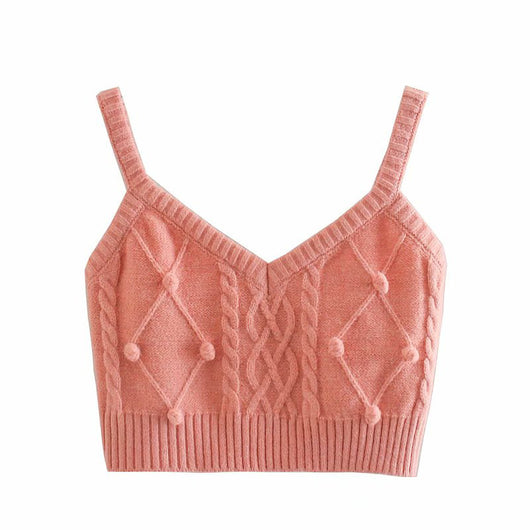 Suéter Tipo Sling con Textura de Ovillo Tridimensional - Image 9
