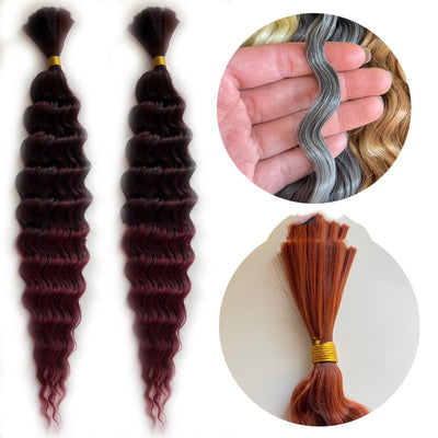 Extensiones Boho Trenzas Ondas Playa Cabello Sintético Giro Profundo - Image 20