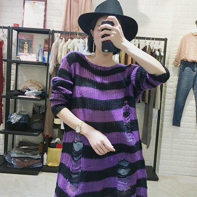 Suéter Mohair Otoño Estilo Coreano Holgado y Confortable - Image 13