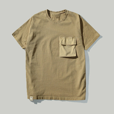 Camiseta Básica de Algodón para Hombre - Colores Sólidos - Image 10