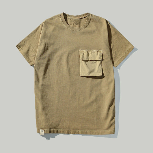 Camiseta Básica de Algodón para Hombre - Colores Sólidos - Image 10