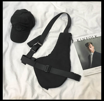 Bolsa Bandolera Hip-hop Coreana para Hombre - Image 12