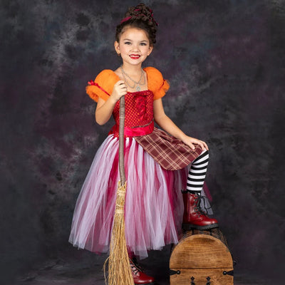 Disfraz de Bruja Infantil Completo con Capa y Escoba - Image 15