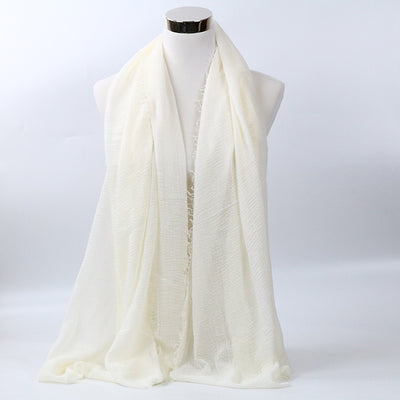 Foulard de Algodón Monocromático Versátil - Image 6