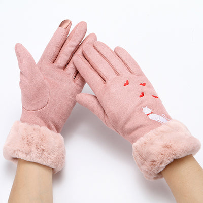 Guantes de Invierno para Mujer en Ante Suave - Image 5