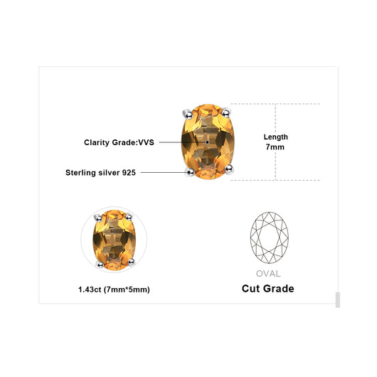 Aretes de Citrino para Mujer - Image 2