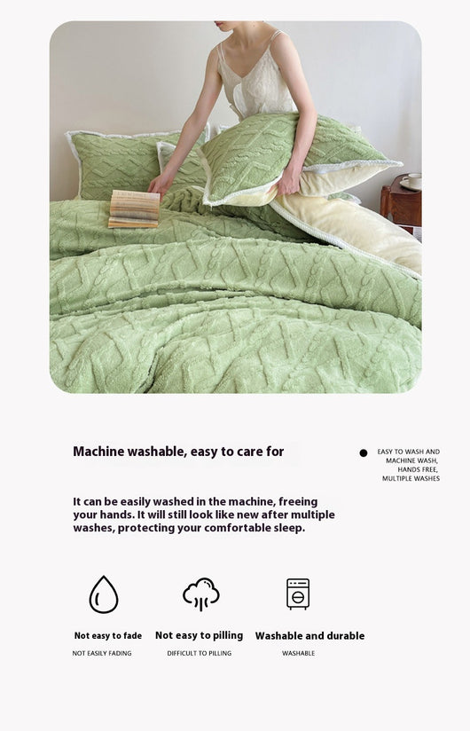 Juego de Cama 4 Piezas Fibra de Leche Premium Grosor Reforzado - Image 18
