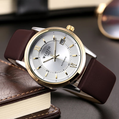 Reloj Automático Mecánico Impermeable para Hombre de Negocios