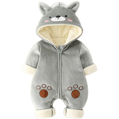 Pijama Mameluco de Algodón para Bebé - Diseño Cartoon Otoño Invierno - Image 3