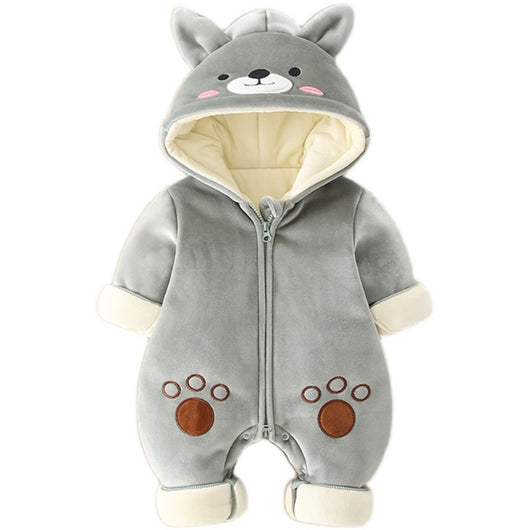 Pijama Mameluco de Algodón para Bebé - Diseño Cartoon Otoño Invierno - Image 3