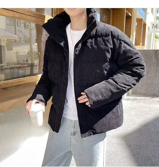 Chaqueta Acolchada de Algodón para Hombre - Estilo Deportivo y Casual - Image 25