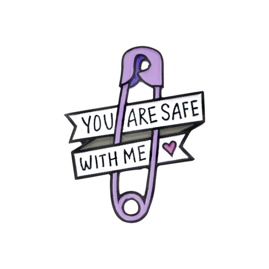 Broche Pin Letra Inglesa Púrpura Estilo Instagram - Accesorio de Personalidad Creativa - Image 5
