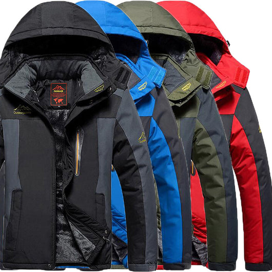 Chaqueta Táctica de Invierno para Hombre Tallas Grandes con Forro Polar - Image 5