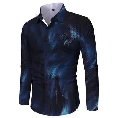 Camisa Casual Slim Fit Estampada para Hombre - Image 4
