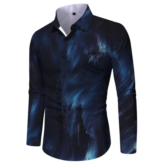 Camisa Casual Slim Fit Estampada para Hombre - Image 4