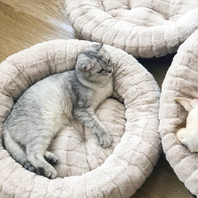 Cama Redonda Térmica para Perros y Gatos - Diseño Otoño Invierno - Image 2