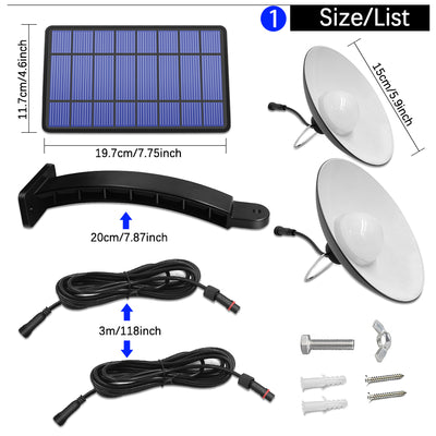 Lámpara Solar Colgante con 16 LEDs - Image 21