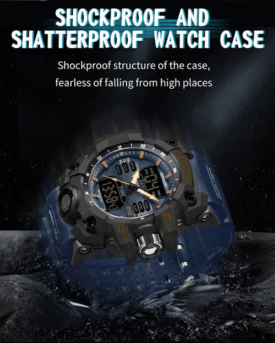 Reloj Inteligente Hombre Estilo Coreano Resistente al Agua y Golpes con Pantalla Transparente - Image 35