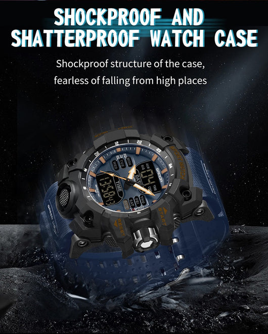 Reloj Inteligente Hombre Estilo Coreano Resistente al Agua y Golpes con Pantalla Transparente - Image 35