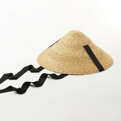 Sombrero de Paja Trenzado con Correas - Protección Solar Elegante - Image 8