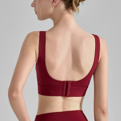 Sostén Deportivo V-Escote con Soporte Anti-Impacto para Yoga y Fitness - Image 4