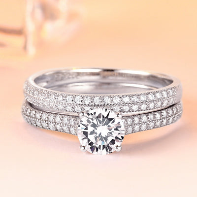 Anillo de Circonita Brillante
