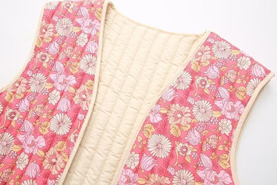 Chaleco Floral Otoñal Reversible de Algodón - Image 14