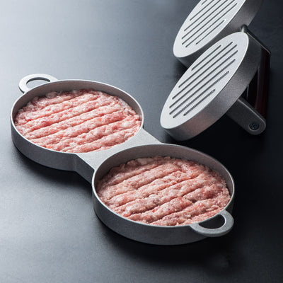 Molde Prensa para Hamburguesas de Aluminio Forma Redonda - Image 2