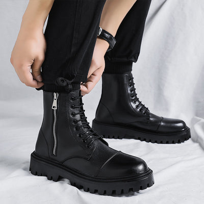 Botas Martin Cortas de Suela Gruesa - Estilo Británico Trendy - Image 15