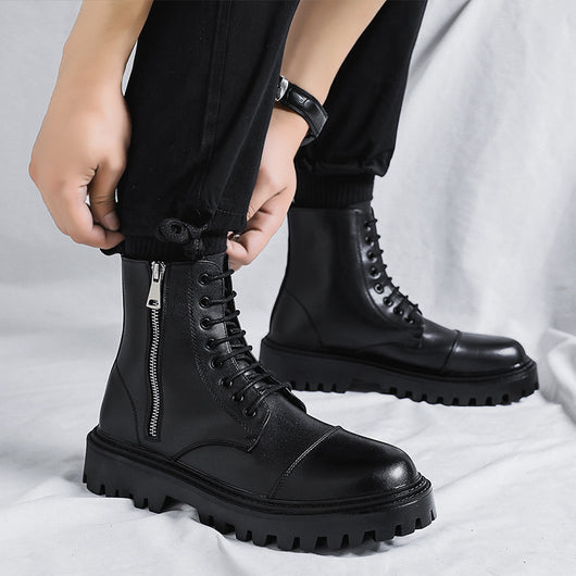 Botas Martin Cortas de Suela Gruesa - Estilo Británico Trendy - Image 15