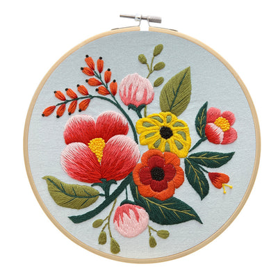 Kit de Costura para Cuadro Tridimensional con Flores Artesanales - Image 5