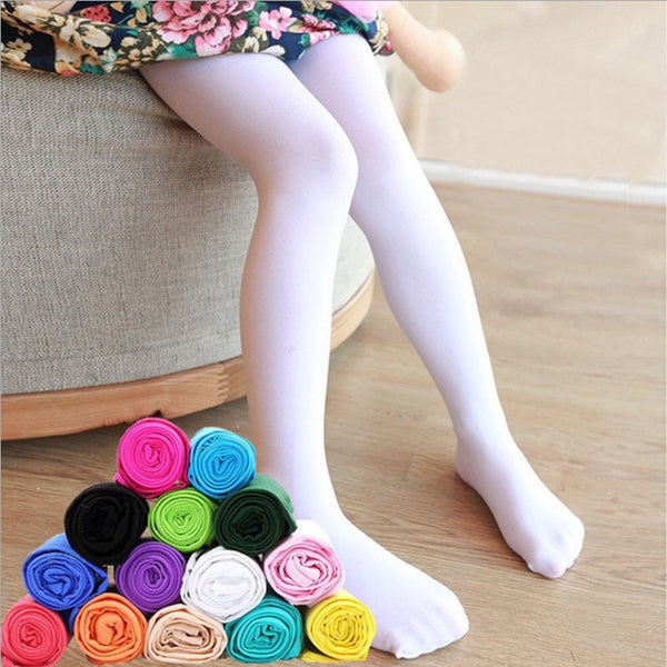 Medias de Ballet Infantiles Velvet 80D - Pantys de Danza Profesional para Niñas