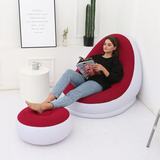 Puf Inflable Convertible con Sofá Plegable