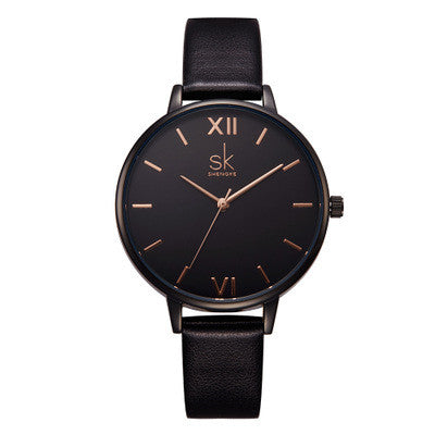 Reloj para Mujer con Correa de Cuero PU Resistente al Agua