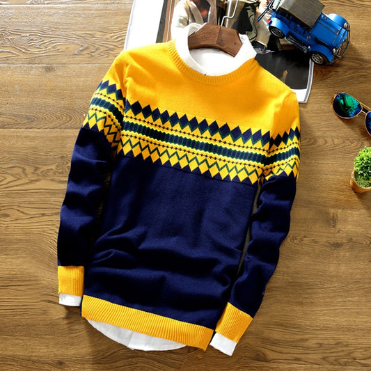 Suéter Cuello Redondo Otoño Invierno - Pullover Cómodo y Versátil