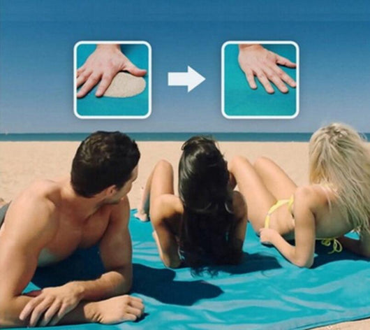 Tapete de Playa Impermeable con Drenaje de Arena - Ideal para Viajes y Camping - Image 3
