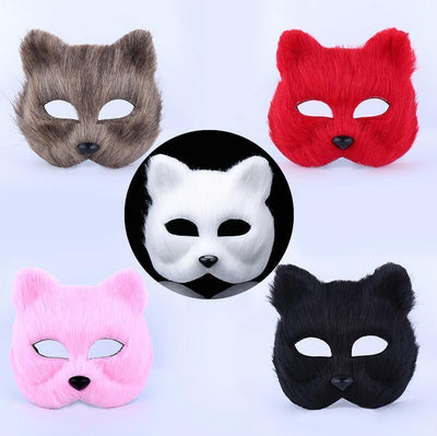 Máscaras de Animales Esponjosas para Fiestas y Festivales