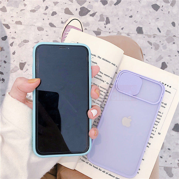 Funda Protectora con Lente Esmerilado para Celular