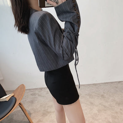Camisa de Manga Corta para Traje Gris - Image 5