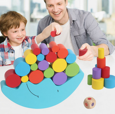 Juego de Equilibrio Luna - Juguete Educativo para Niños de 2-4 Años