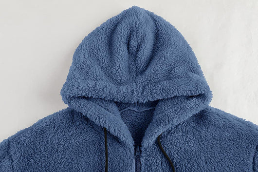 Cardigan Hoodie de Felpa Liso para Hombre - Image 13