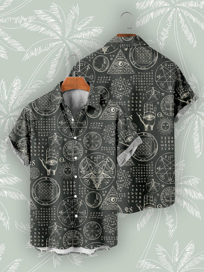 Camisa Vintage Playa Hombre Estampado Digital 3D - Image 9