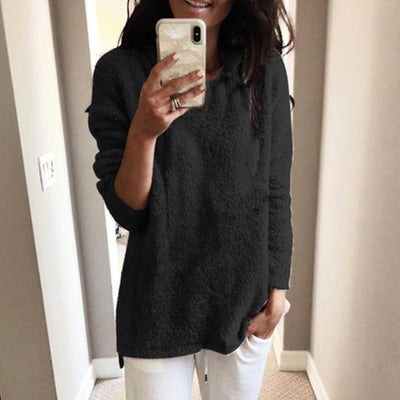 Suéter Polar para Mujer Cuello Redondo - Abrigo Invierno - Image 15