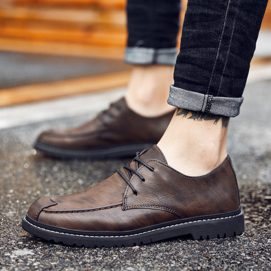 Cordones de Cuero para Zapatos Británicos Premium